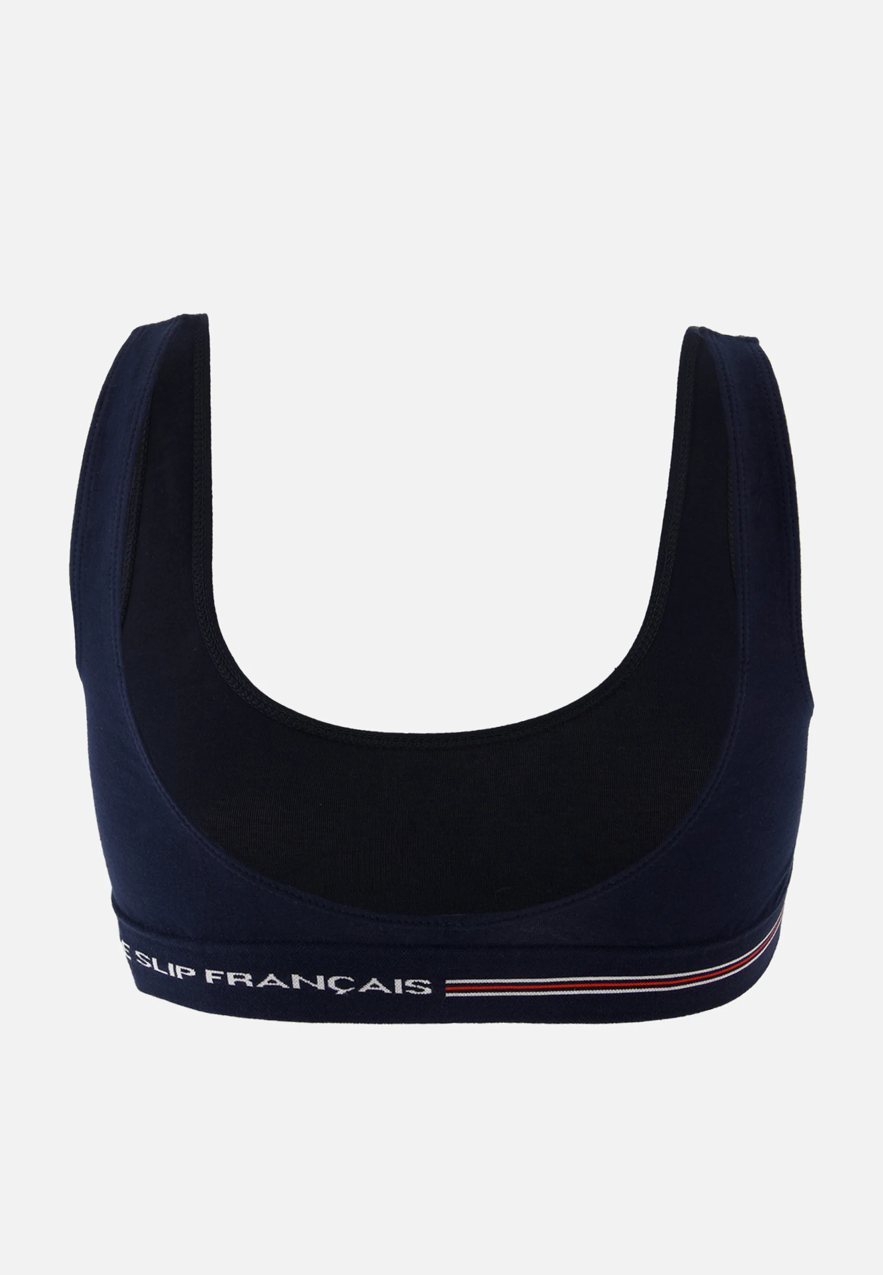 Brassière bleu marine sans couture en coton - Anais Marine Lsf - Image 6