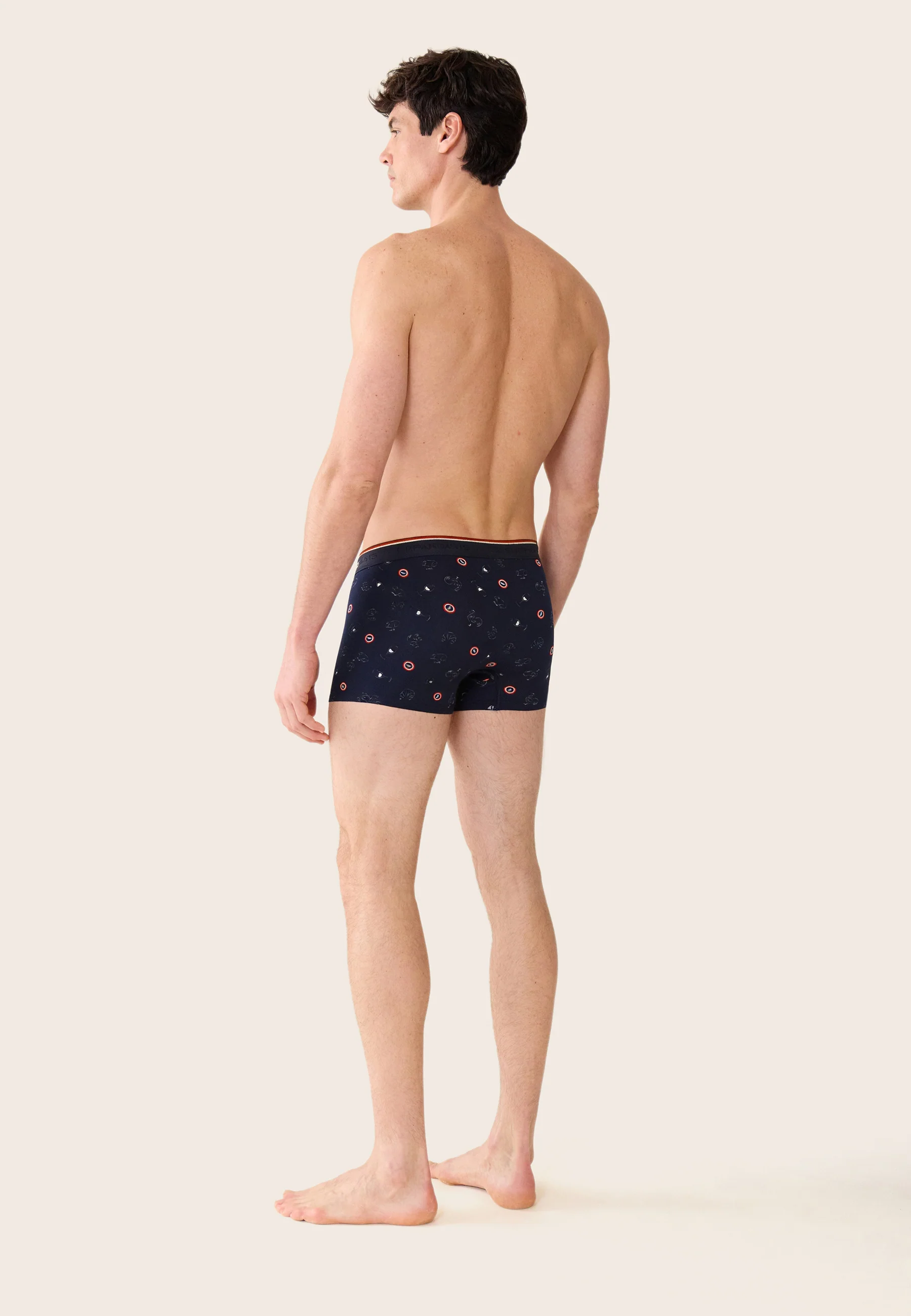 Boxer bleu à motifs français en coton - Redoutable La vie en slip - Image 3