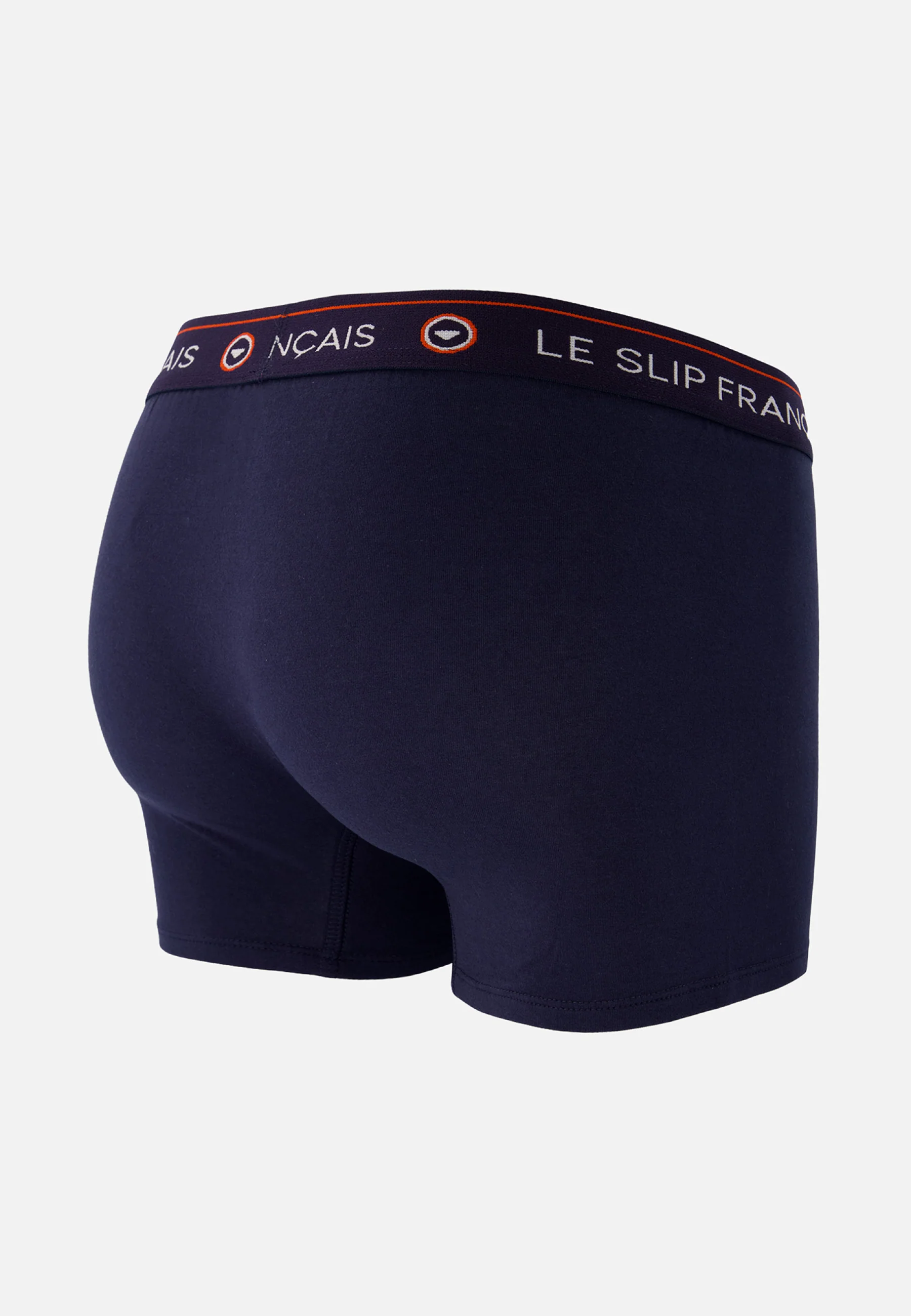 Boxer bleu marine en coton - Redoutable Marine Brodé Mon Amour - Image 5