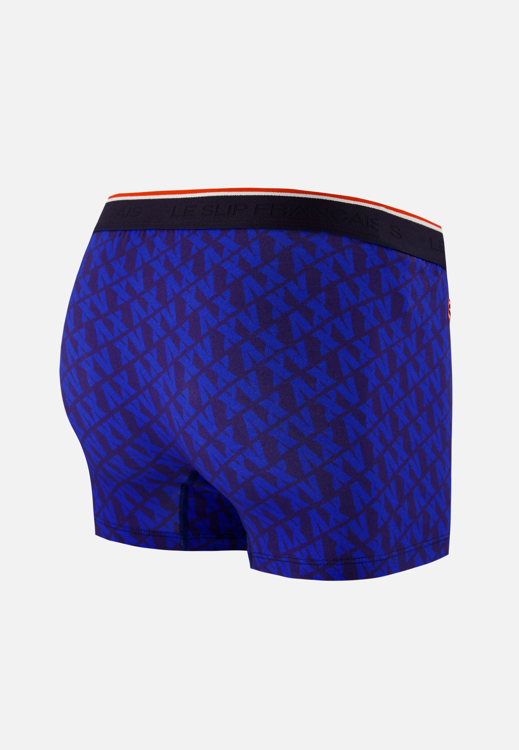 Boxer bleu marine à motif XV en coton - Marius Xv Marine - Image 8