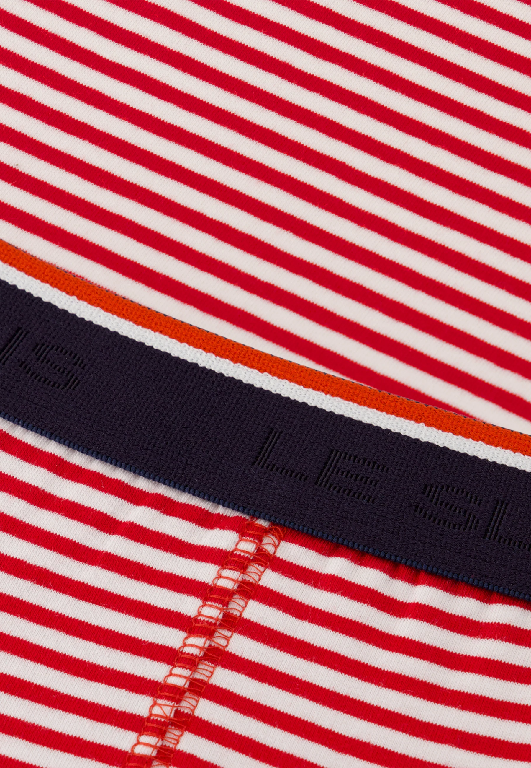 Boxer marinière rouge en coton - Marius Mariniere Rouge - Image 6