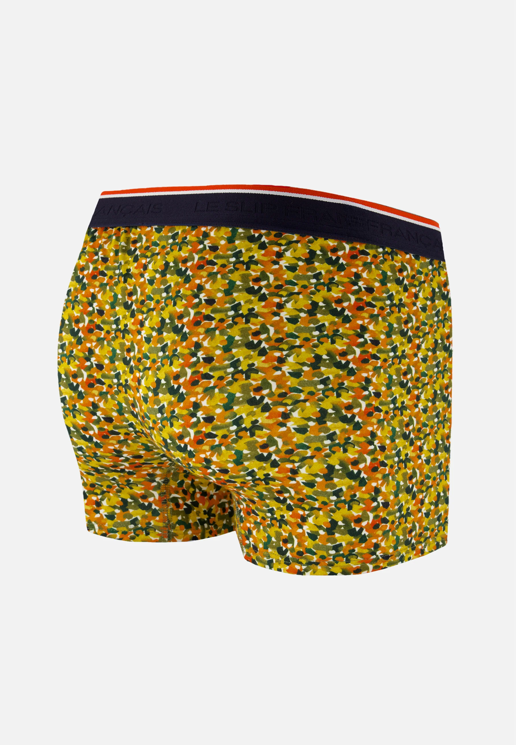 Boxer jaune à motif confetti en coton - Marius Confetti Jaune - Image 6