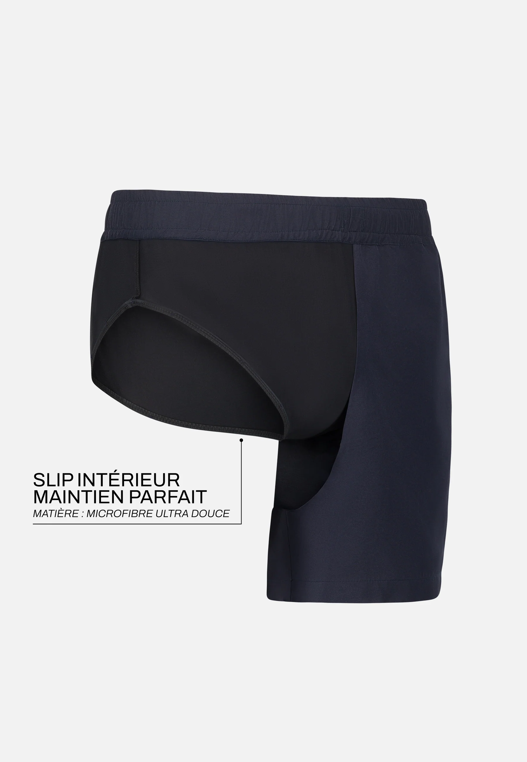 Short de bain court recyclé - Cap Dark Blue - Image 5