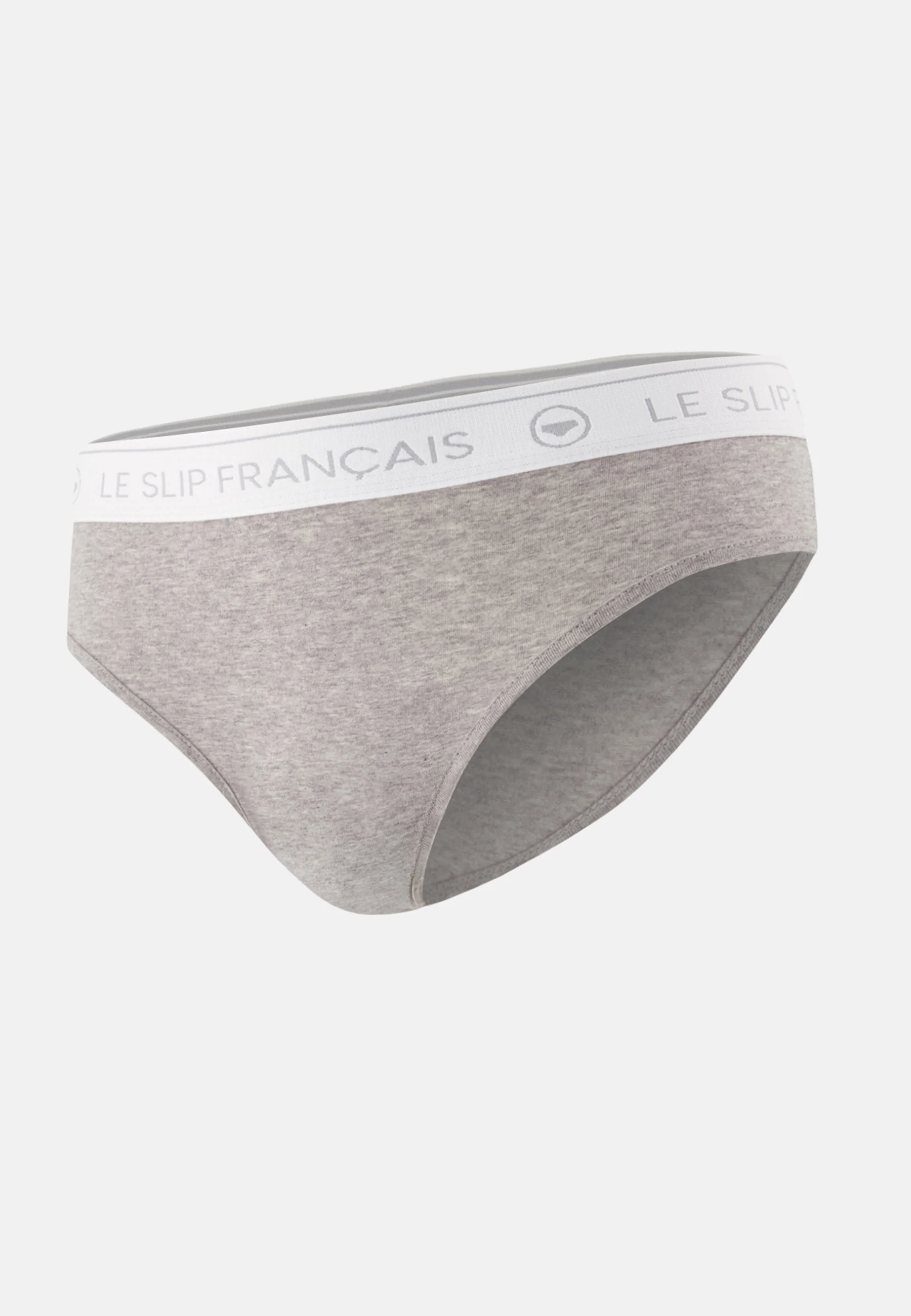 Culotte taille haute grise en coton - Rieuse Gris Chine - Image 5