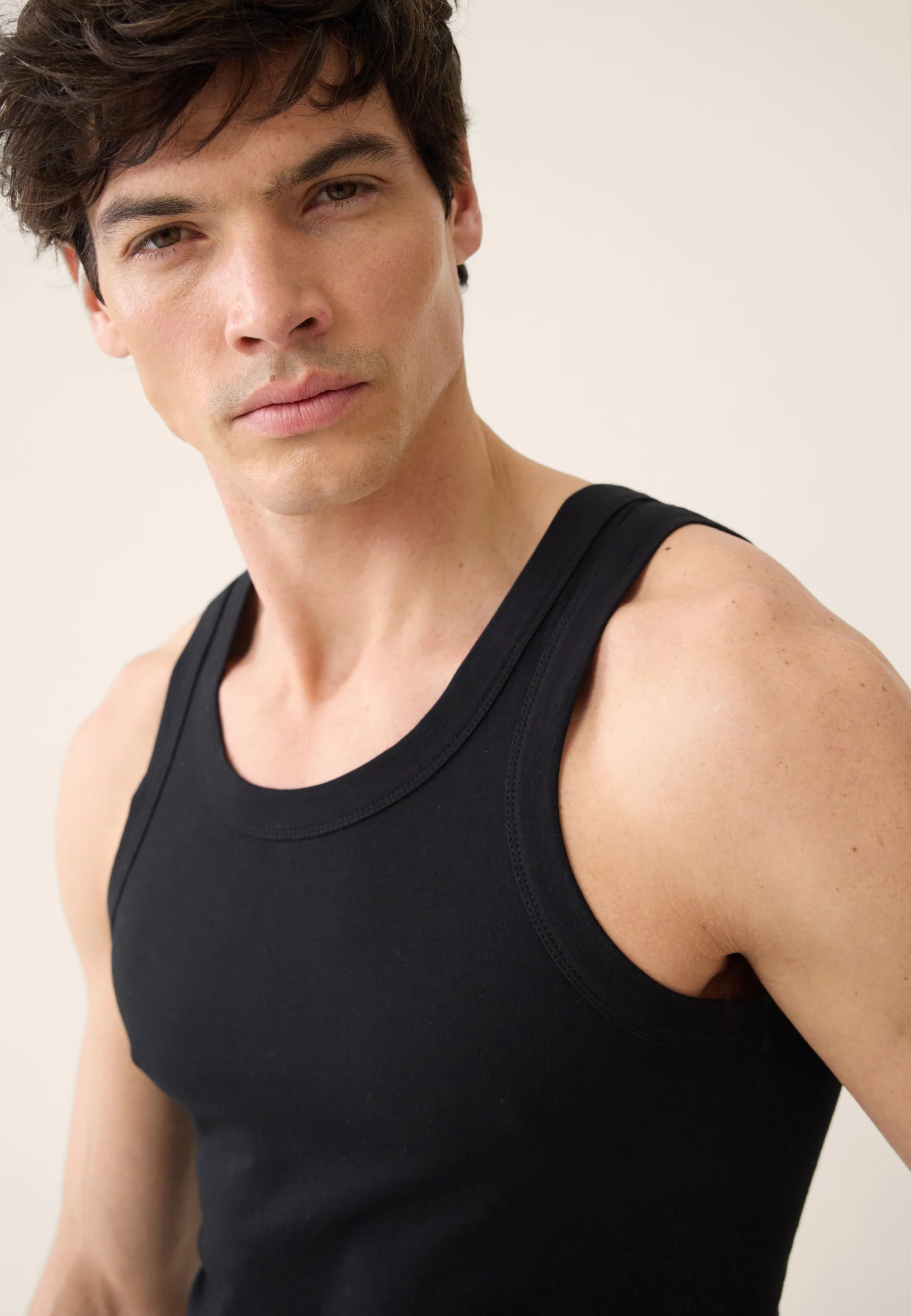 Débardeur homme noir en coton - Fulminant Noir - Image 5