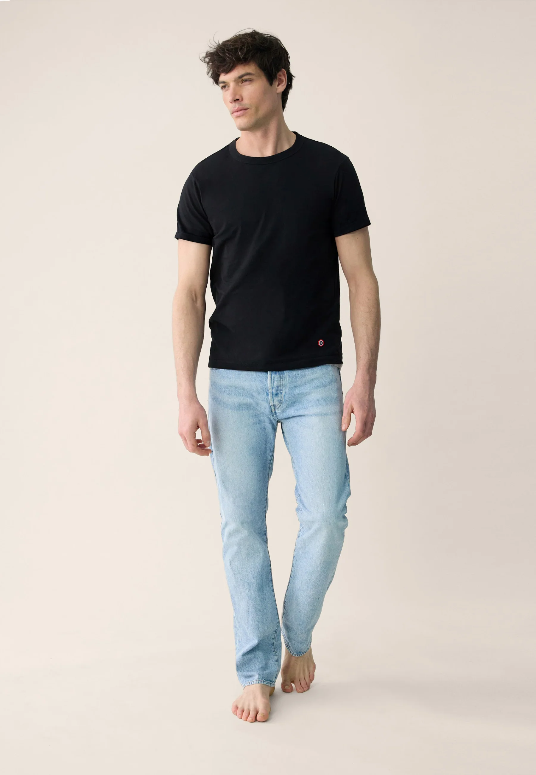 T-shirt homme noir à manches courtes en coton - Formidable Noir - Image 5