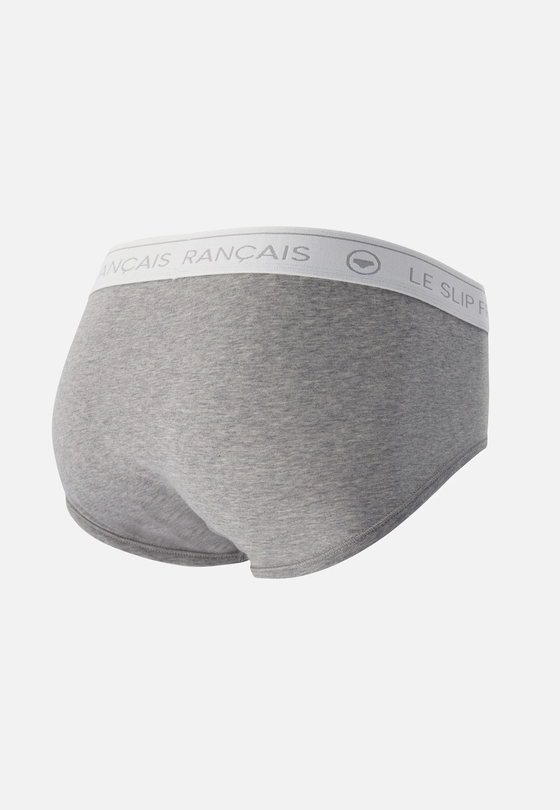 Slip gris en coton - Intrépide Gris Chiné - Image 7