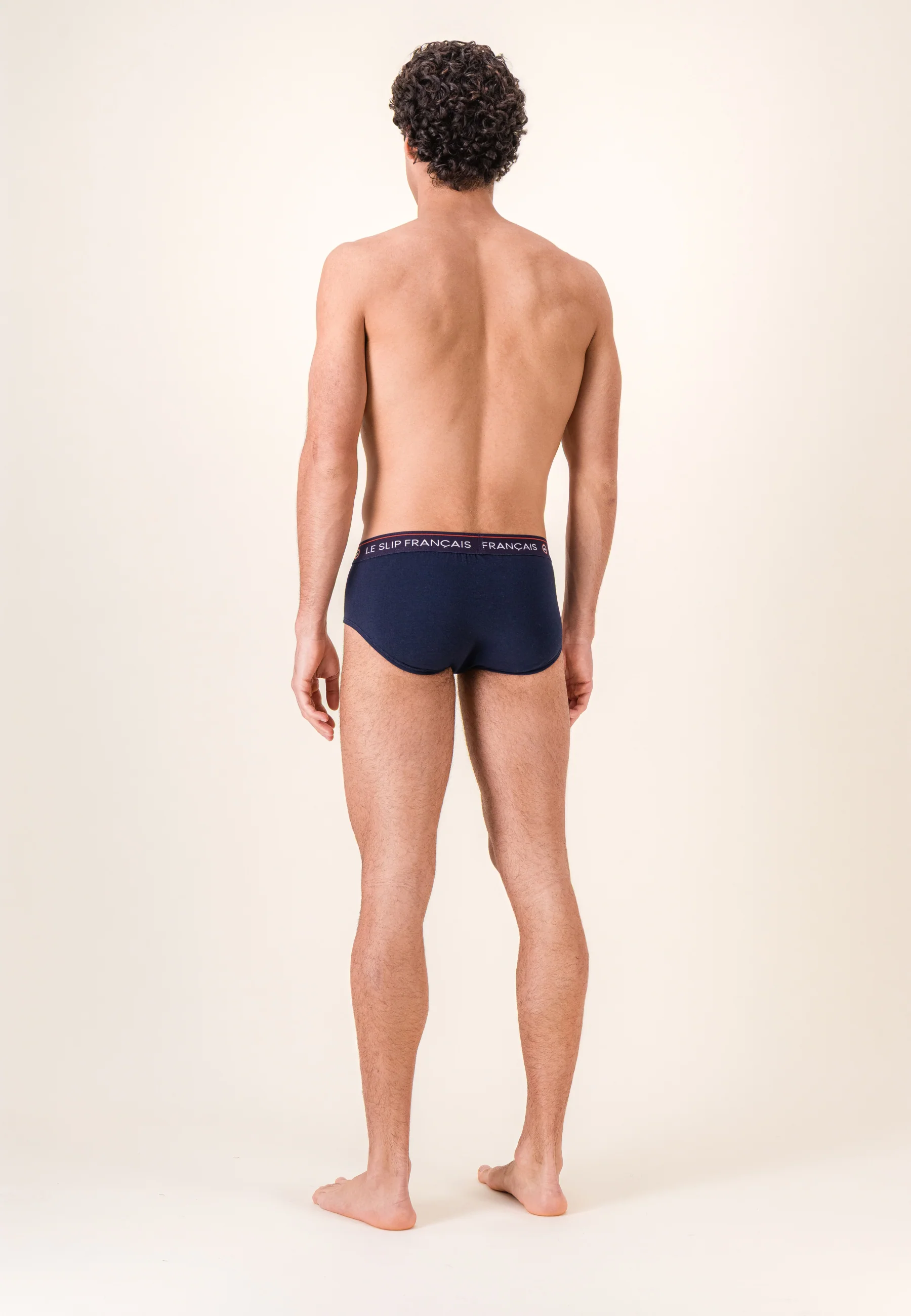 Slip bleu marine en coton - Intrépide Marine Lsf - Image 4