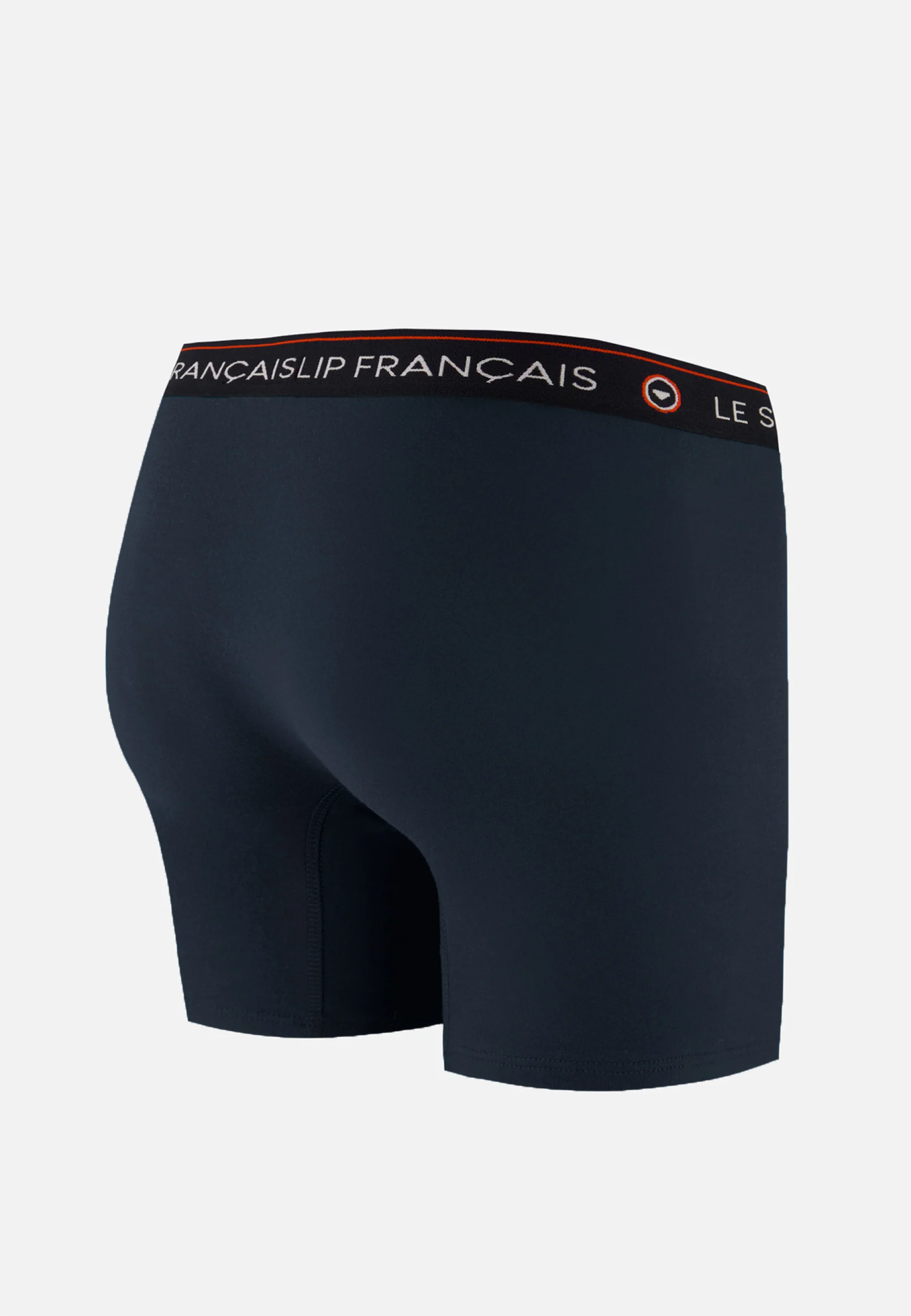 Lot de 3 boxers longs en coton - Boxers Longs Marine - Image 8