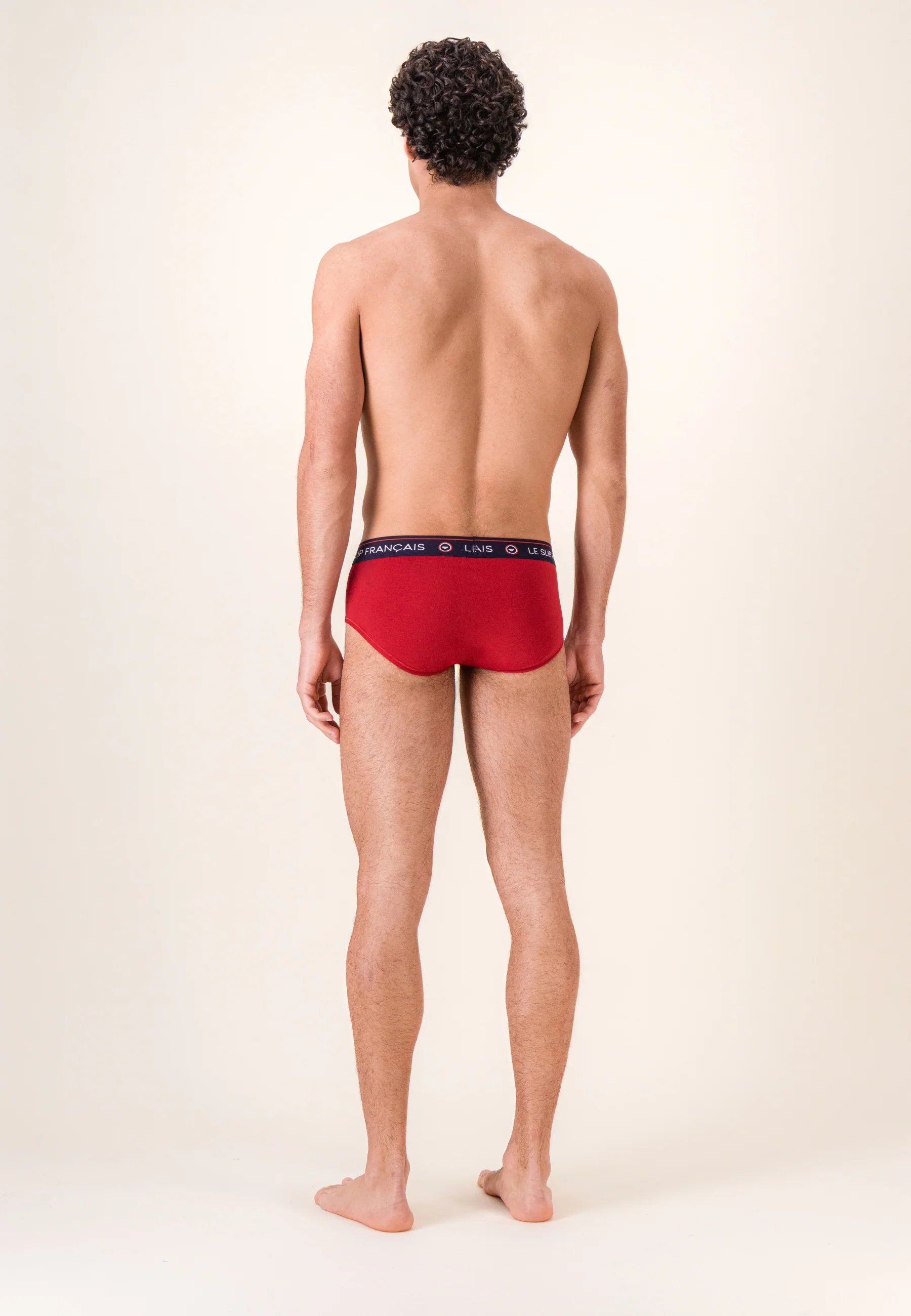 Lot de 3 slips en coton - Slips Marine Vie en Slip Rouge Marine - Image 6