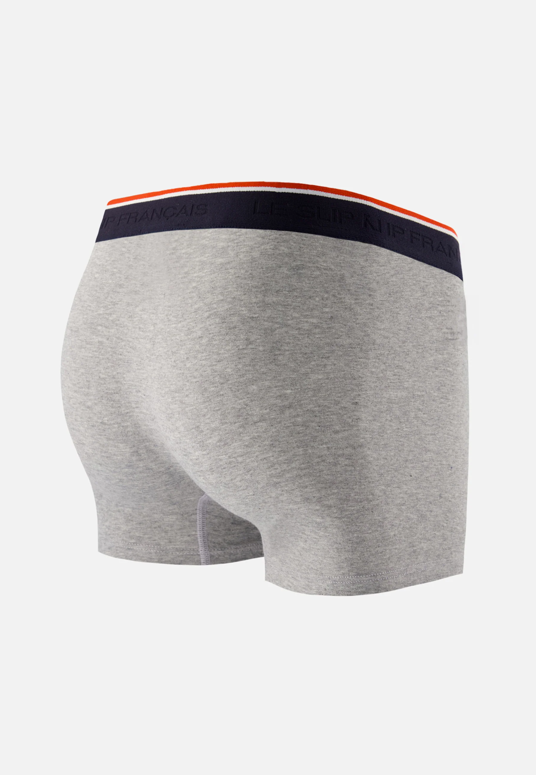 Boxer gris en coton avec cocarde - Marius Gris Chine - Image 5