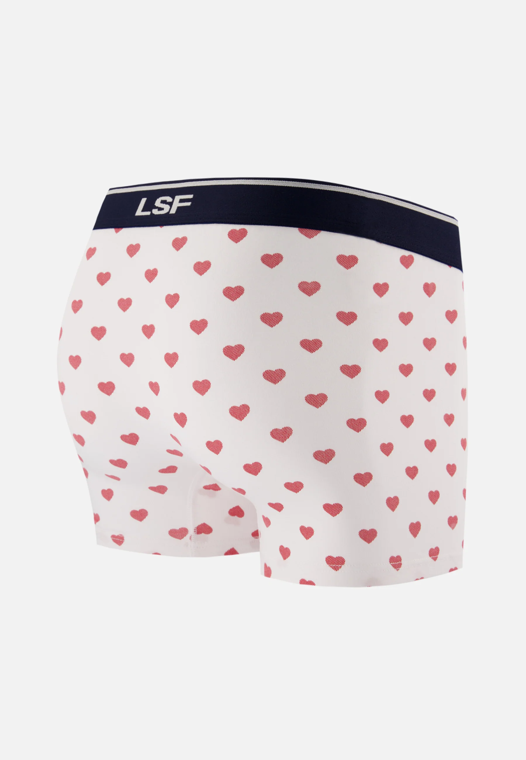 Boxer à coeur rouge en coton - Marius Petit Coeur Rouge Cerise - Image 7