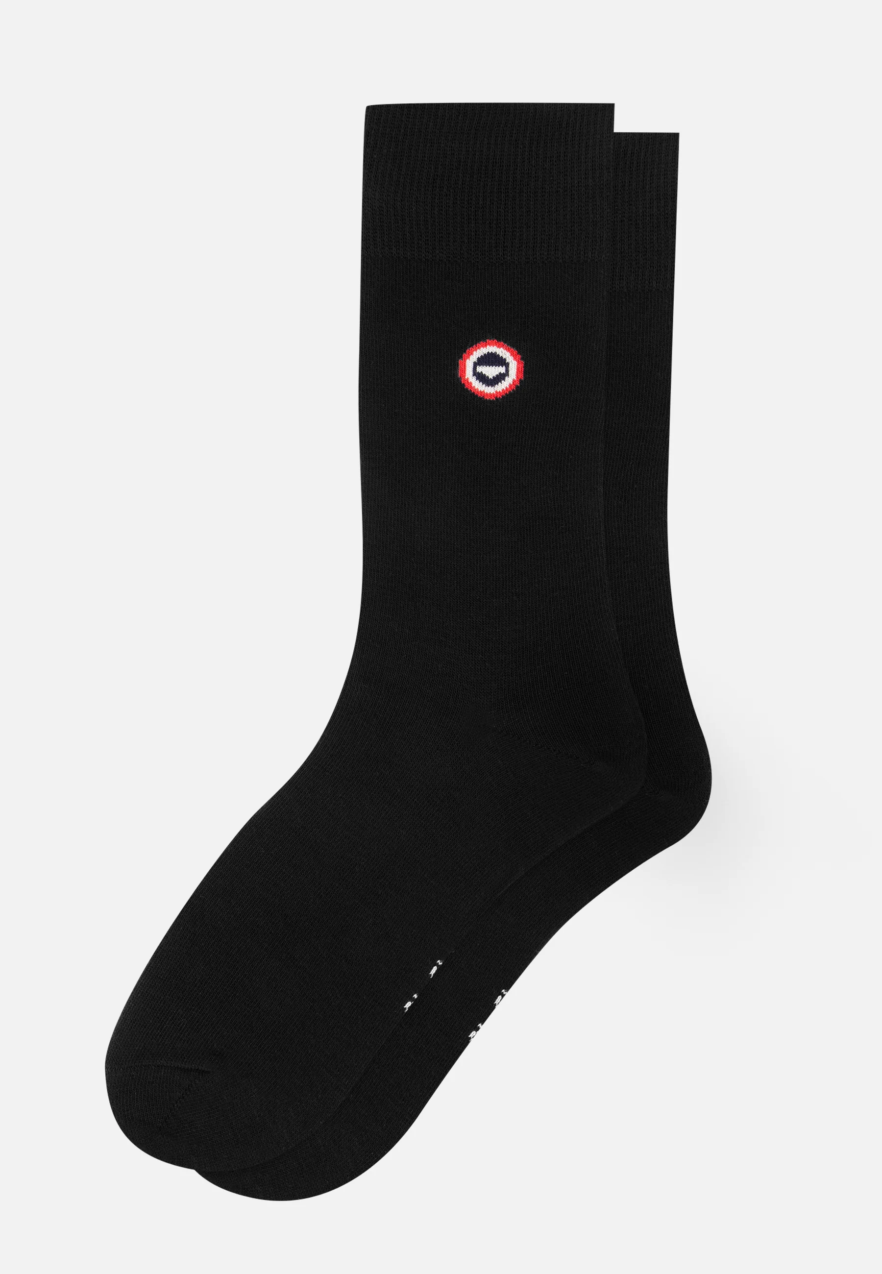 Lot de 7 chaussettes mi-hautes noir en coton - Chaussettes Noir - Image 3