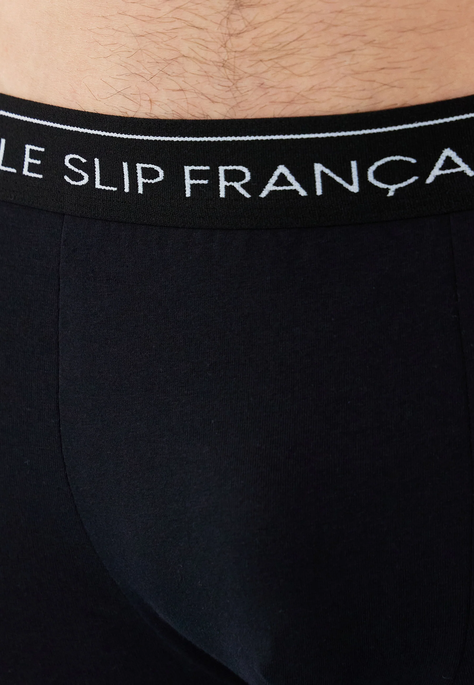 Lot de 3 boxers en coton - Boxers Marine Bleu Jean Noir - Image 6