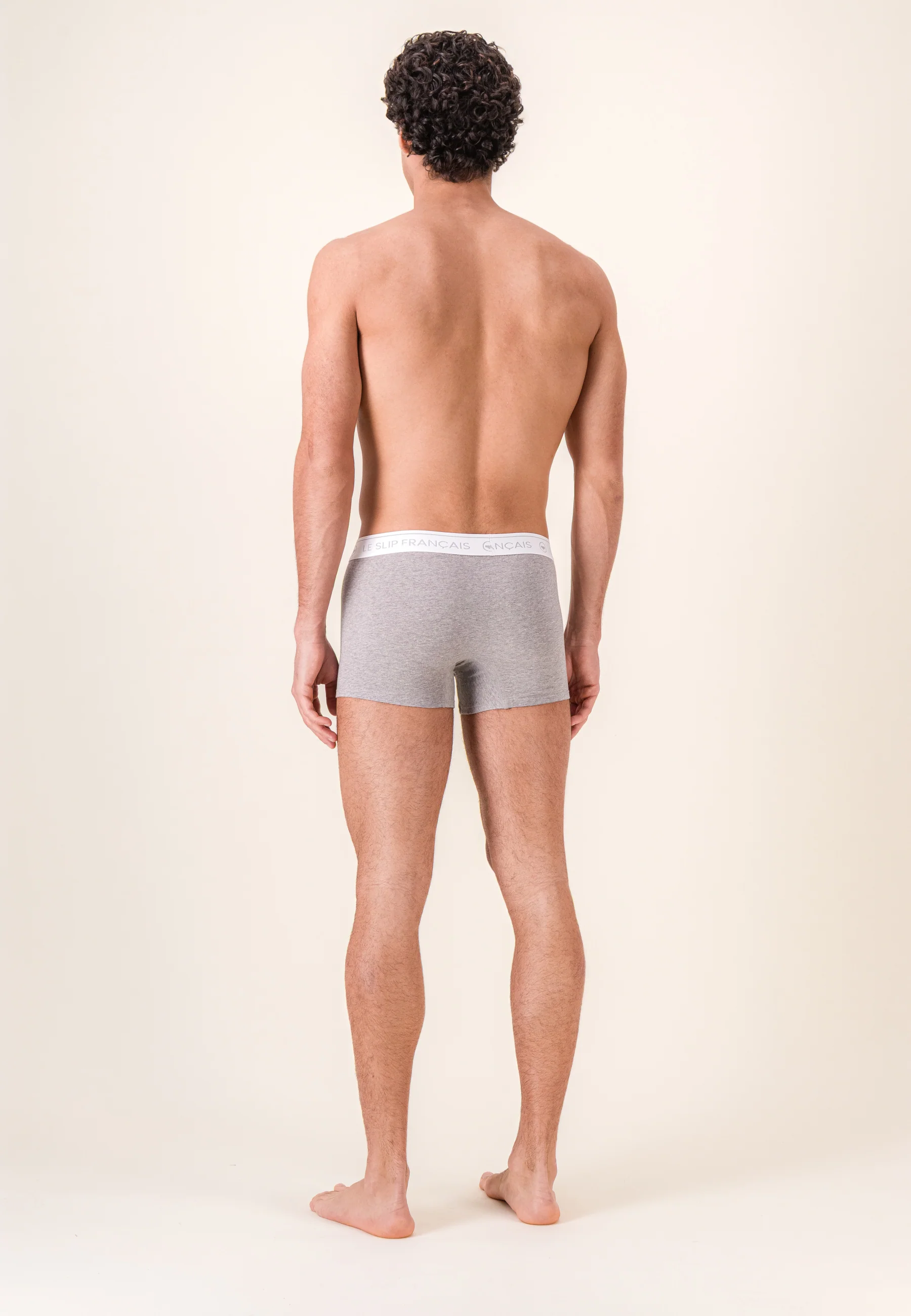 Boxer gris en coton - Redoutable Gris Chiné - Image 4