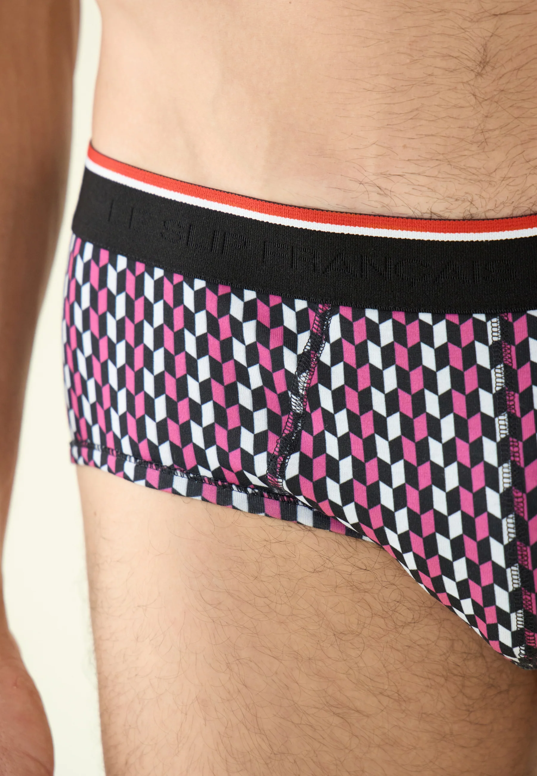 Slip imprimé fléchettes fuchsia en coton - Terrible Flechette Fuchsia - Image 4