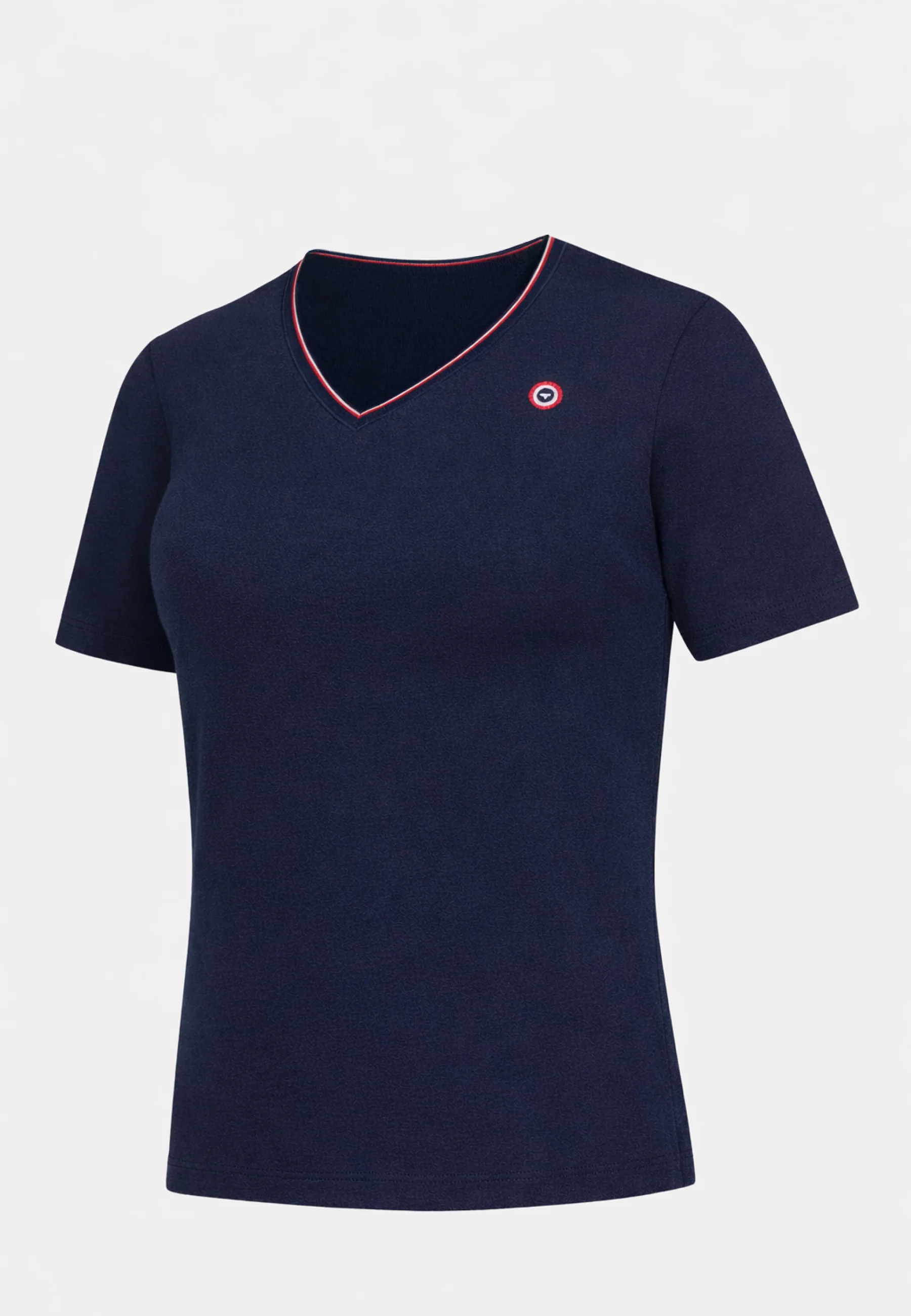 T-shirt femme marine en coton - Puissante Marine - Image 4